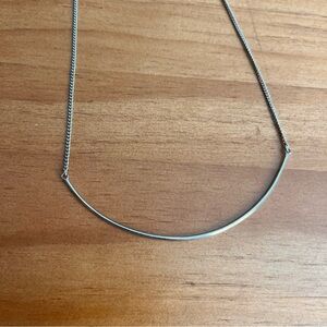 BOGO Silver Tone Modern Minimalist Necklace